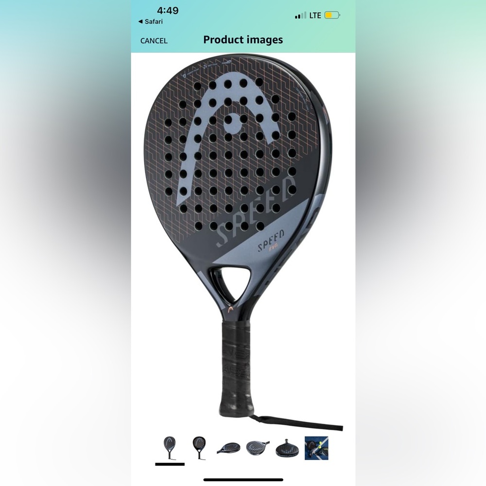 Barley used pádel racket